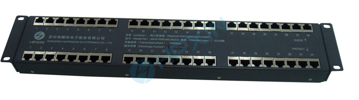 網口防雷器 MHX100RJ45-24(2U)